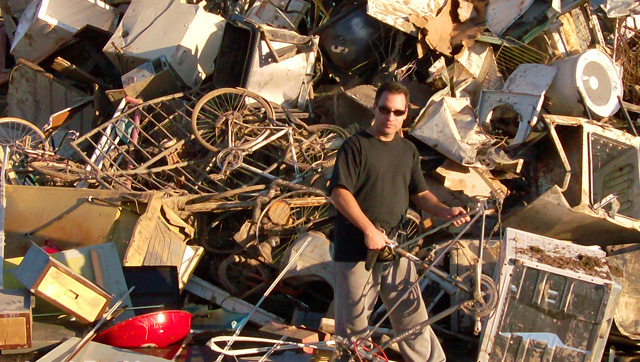 scrap bike parts